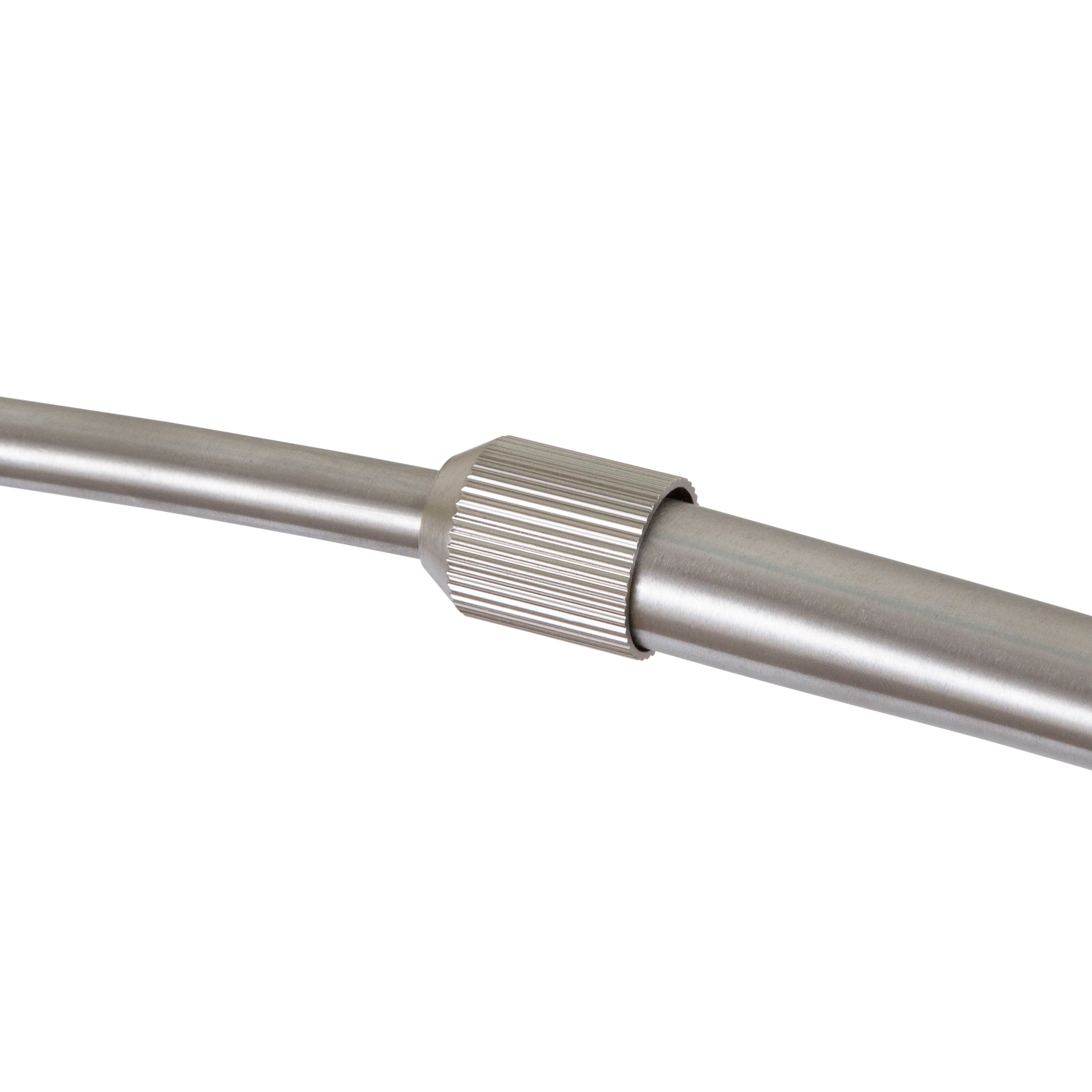 Lampadaire arqué réglable en acier Q-Max 81 avec abat-jour extra large et base en marbre