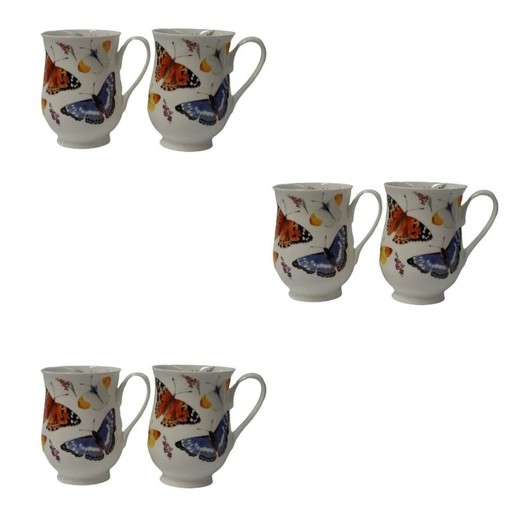 Tasse Roy Kirkham Eleanor Jardin de papillons (lot de 6)