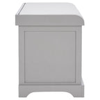 Banc de rangement tressé marron Euphemia de SAFAVIEH - 33,5 x 16,1 x 19,9 - 34 L x 16 P x 20 H