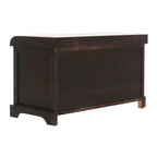 Banc de rangement tressé marron Euphemia de SAFAVIEH - 33,5 x 16,1 x 19,9 - 34 L x 16 P x 20 H