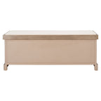 Banc de rangement à 3 tiroirs avec coussins SAFAVIEH Fiorello - 47,3 L x 15 L x 19 H - 47 L x 15 P x 19 H