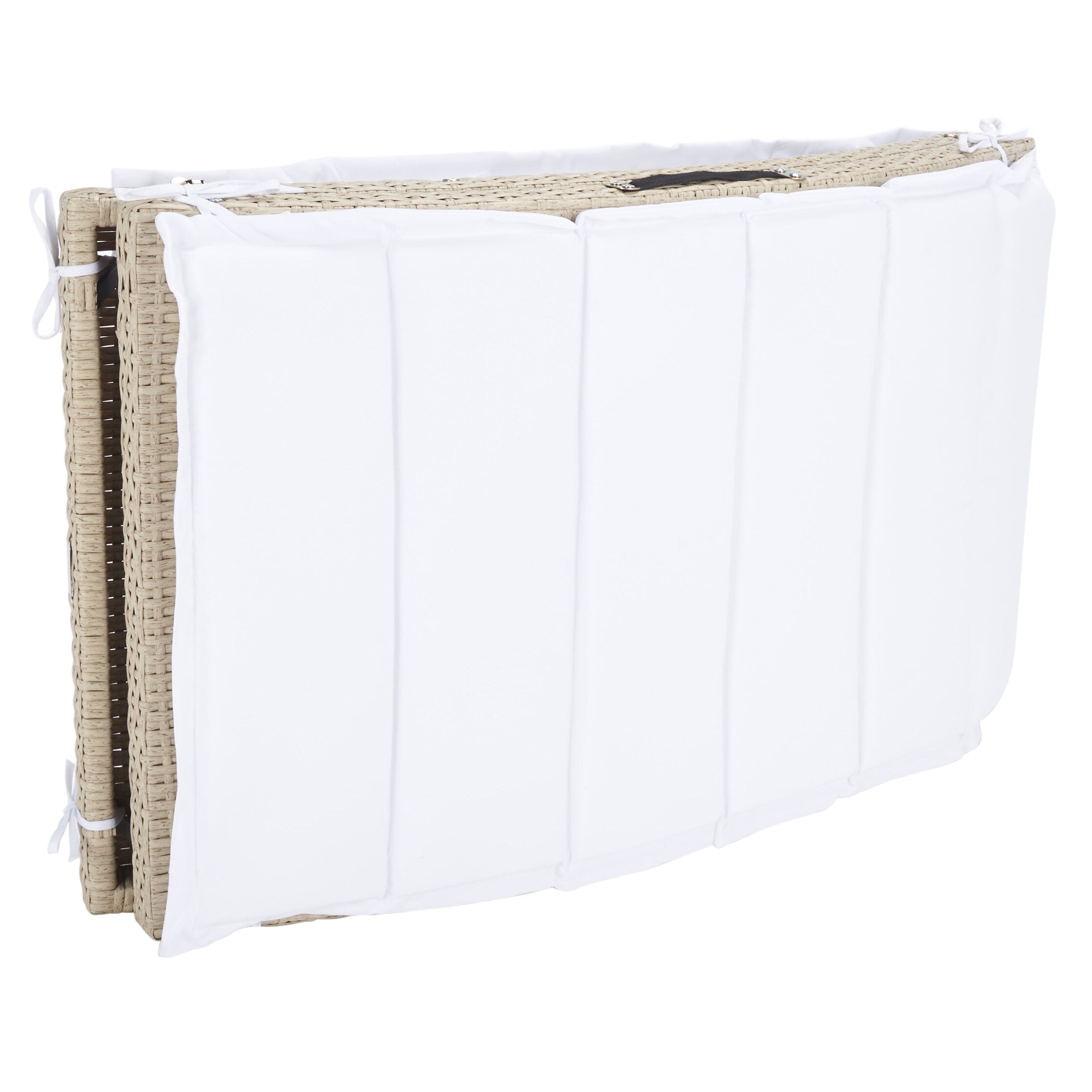 Ensemble de chaises longues d'extérieur Blaguna 3 pièces SAFAVIEH - 83 L x 20 P x 24 H