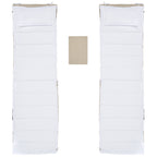 Ensemble de chaises longues d'extérieur Blaguna 3 pièces SAFAVIEH - 83 L x 20 P x 24 H