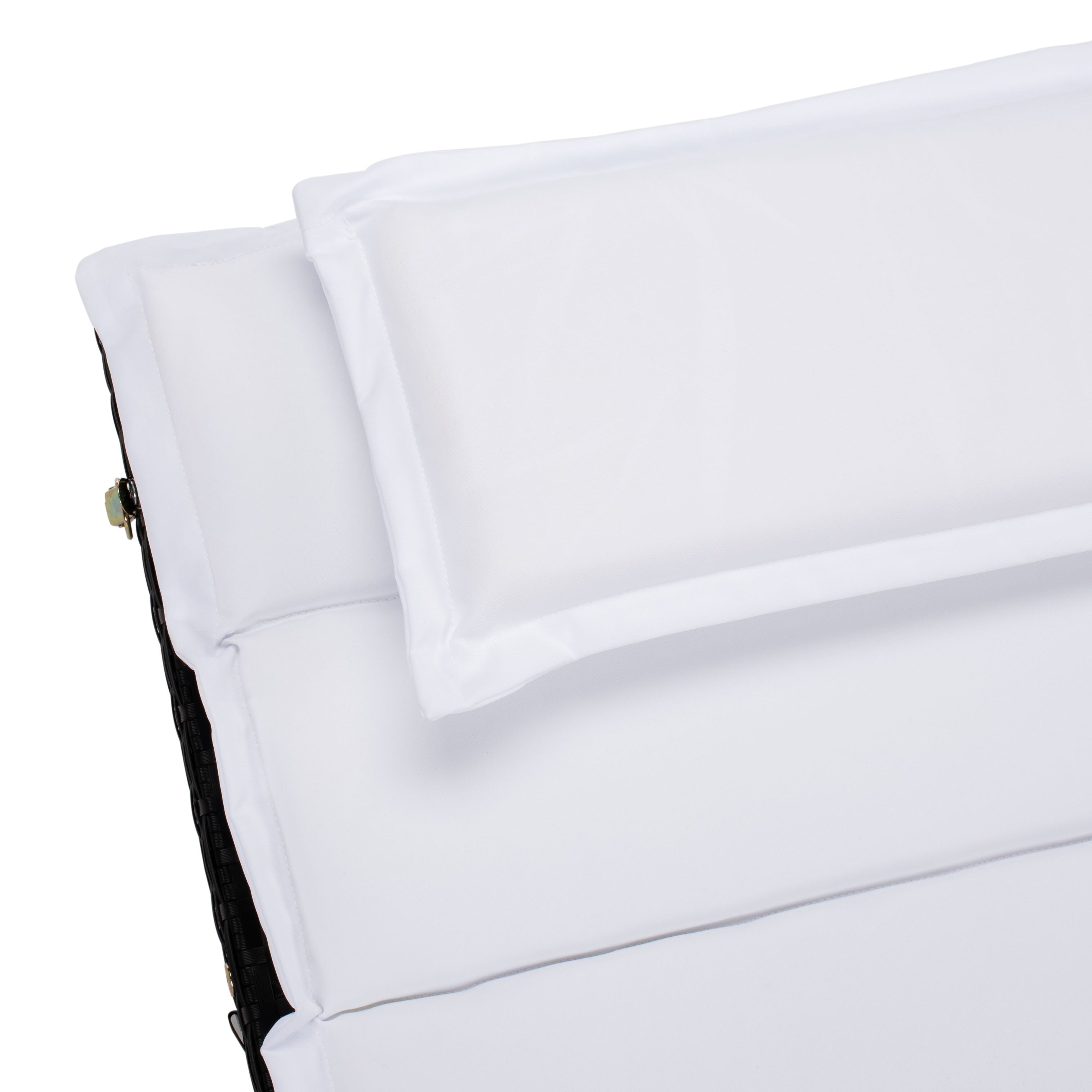 Ensemble de chaises longues d'extérieur Blaguna 3 pièces SAFAVIEH - 83 L x 20 P x 24 H