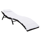 Ensemble de chaises longues d'extérieur Blaguna 3 pièces SAFAVIEH - 83 L x 20 P x 24 H