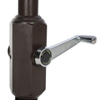 Parapluie rond à manivelle SAFAVIEH Outdoor Jaylee 11 pieds