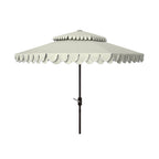 Parasol double toit SAFAVIEH Outdoor Kjerstin Valance 9 pieds