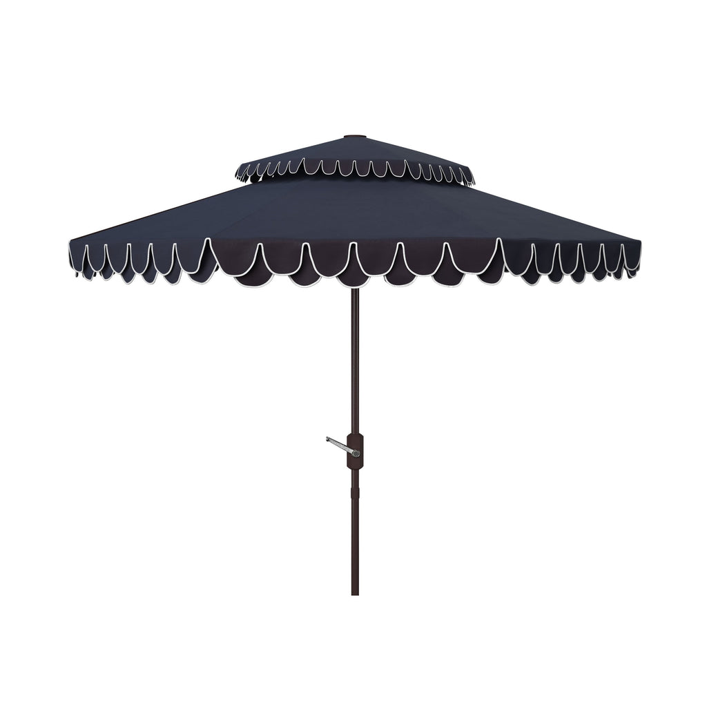 Parasol double toit SAFAVIEH Outdoor Kjerstin Valance 9 pieds