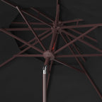 Parasol de marché double SAFAVIEH Outdoor Livia 9 pieds, base non incluse