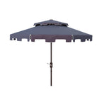 Parasol de marché double SAFAVIEH Outdoor Livia 9 pieds, base non incluse