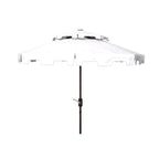 Parasol de marché double SAFAVIEH Outdoor Livia 9 pieds, base non incluse