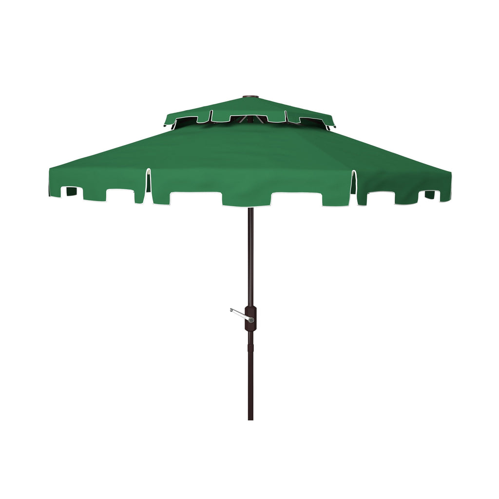Parasol de marché double SAFAVIEH Outdoor Livia 9 pieds, base non incluse