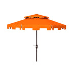 Parasol de marché double SAFAVIEH Outdoor Livia 9 pieds, base non incluse
