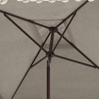 Parasol carré d'extérieur SAFAVIEH Naima Valance de 7,5 pieds