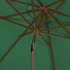 Parasol d'extérieur en bois SAFAVIEH Zlatana de 2,7 m