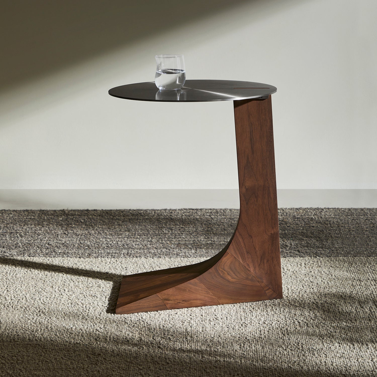 Sea Lion Stainless Steel Round Side Table