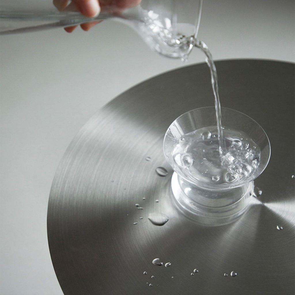 Sea Lion Stainless Steel Round Side Table