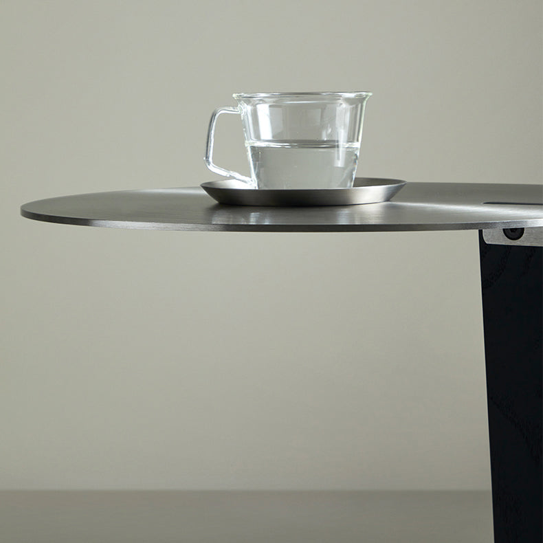 Sea Lion Stainless Steel Round Side Table