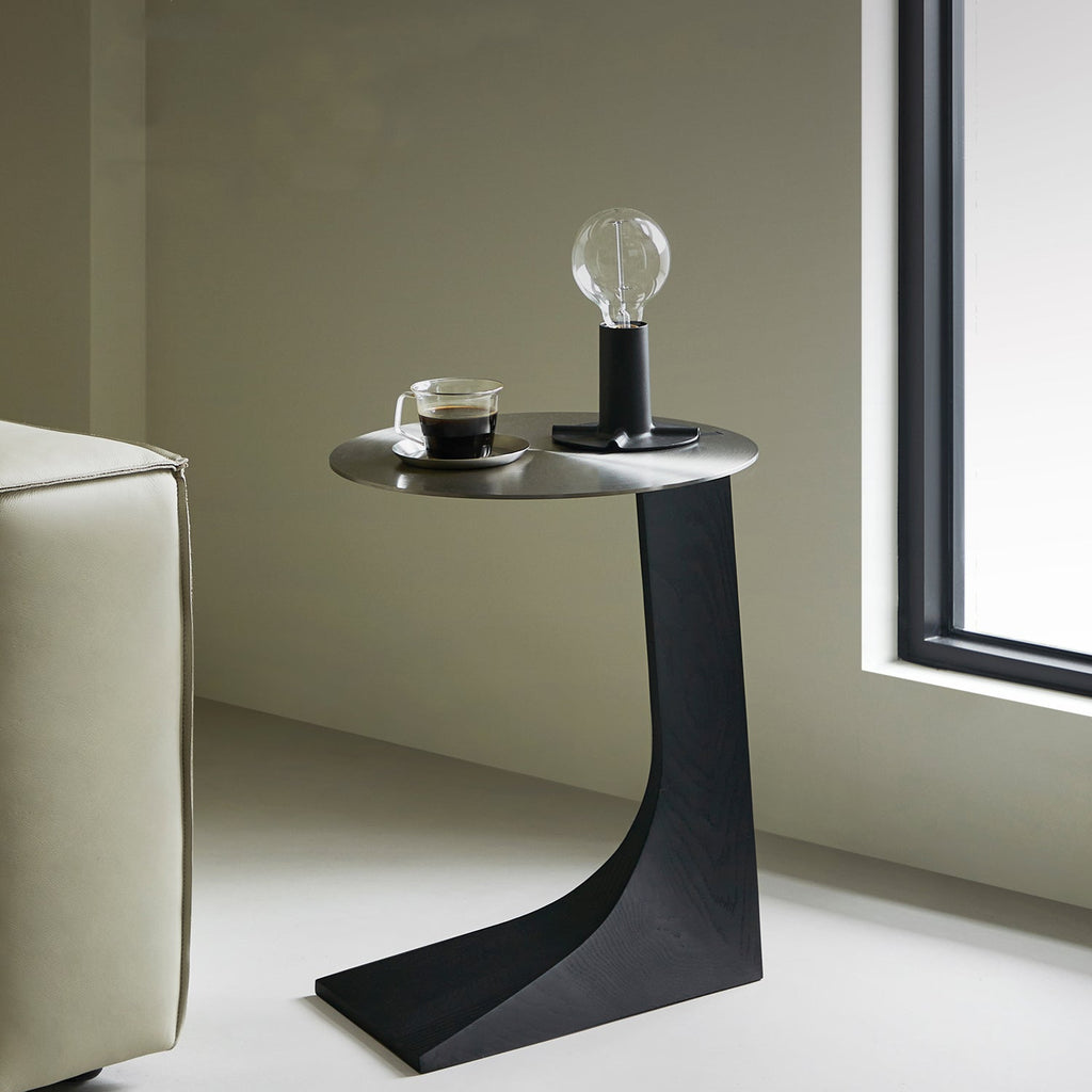 Sea Lion Stainless Steel Round Side Table