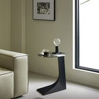 Sea Lion Stainless Steel Round Side Table