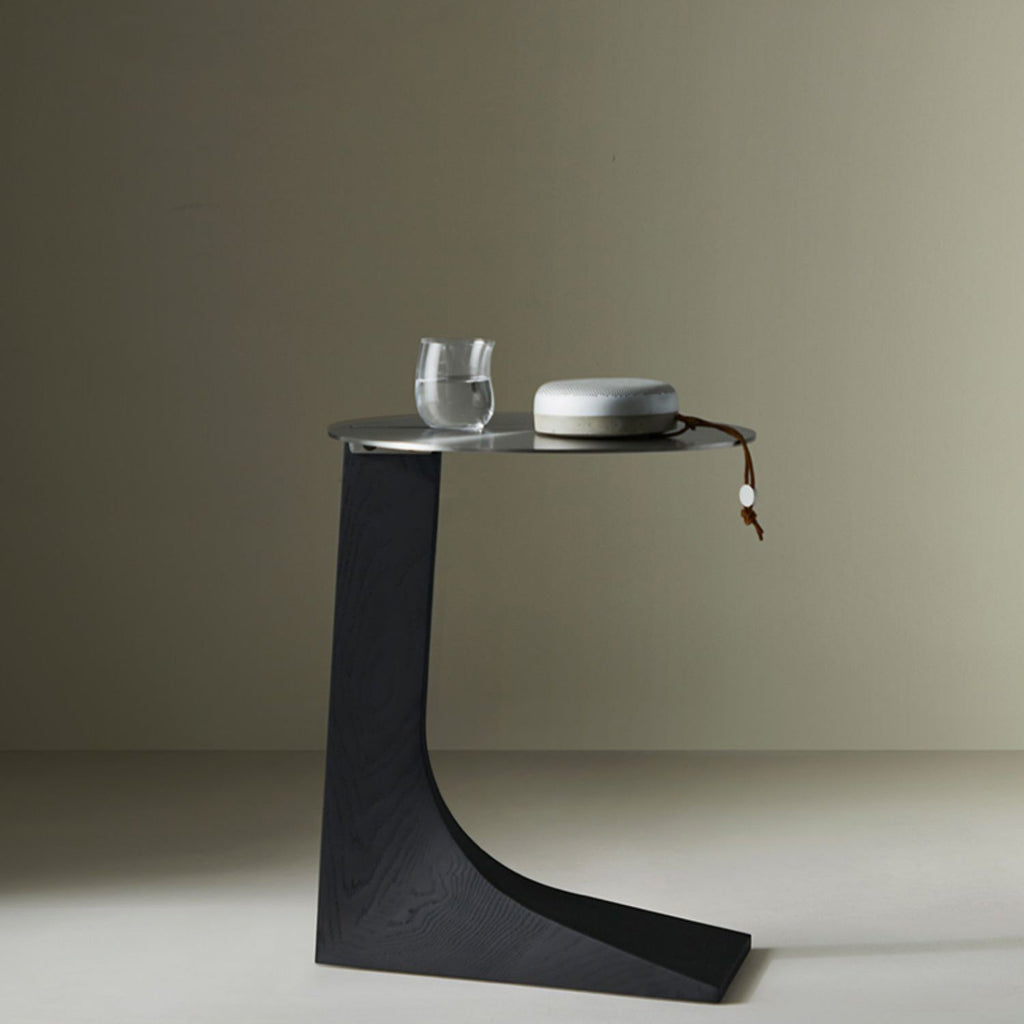 Sea Lion Stainless Steel Round Side Table