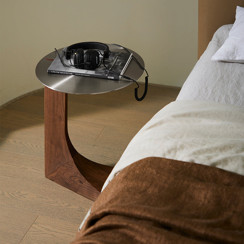 Sea Lion Stainless Steel Round Side Table