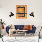 Ensemble de 2 appliques murales modernes à bras pivotant réglables Malryn, à brancher ou à brancher