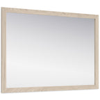 Miroir de chambre beige Cadmori Signature Design by Ashley - Marron - 38,86 L x 1,3 P x 27,68 H