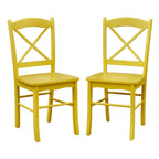 Chaises de salle à manger de style cottage de campagne Simple Living (lot de 2)