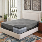 Matelas en mousse à mémoire de forme Active 12 pouces au charbon de bois Slumber Solutions