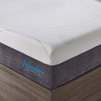 Slumber Solutions Matelas en mousse à mémoire de forme gel 8 pouces Choisissez votre confort
