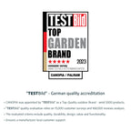 Auvent de porte et de fenêtre transparent gris Sophia de 3 pi