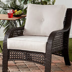 Ensemble de coussins d'extérieur à siège profond Sunbrella de qualité supérieure, 2 pièces