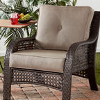 Ensemble de coussins d'extérieur à siège profond Sunbrella de qualité supérieure, 2 pièces