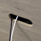 Meuble TV rectangulaire Tillman pour téléviseurs jusqu'à 75