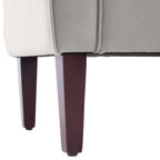 Banc de rangement rembourré, banc d'entrée avec dessus rabattable touffeté, 50,4 pouces