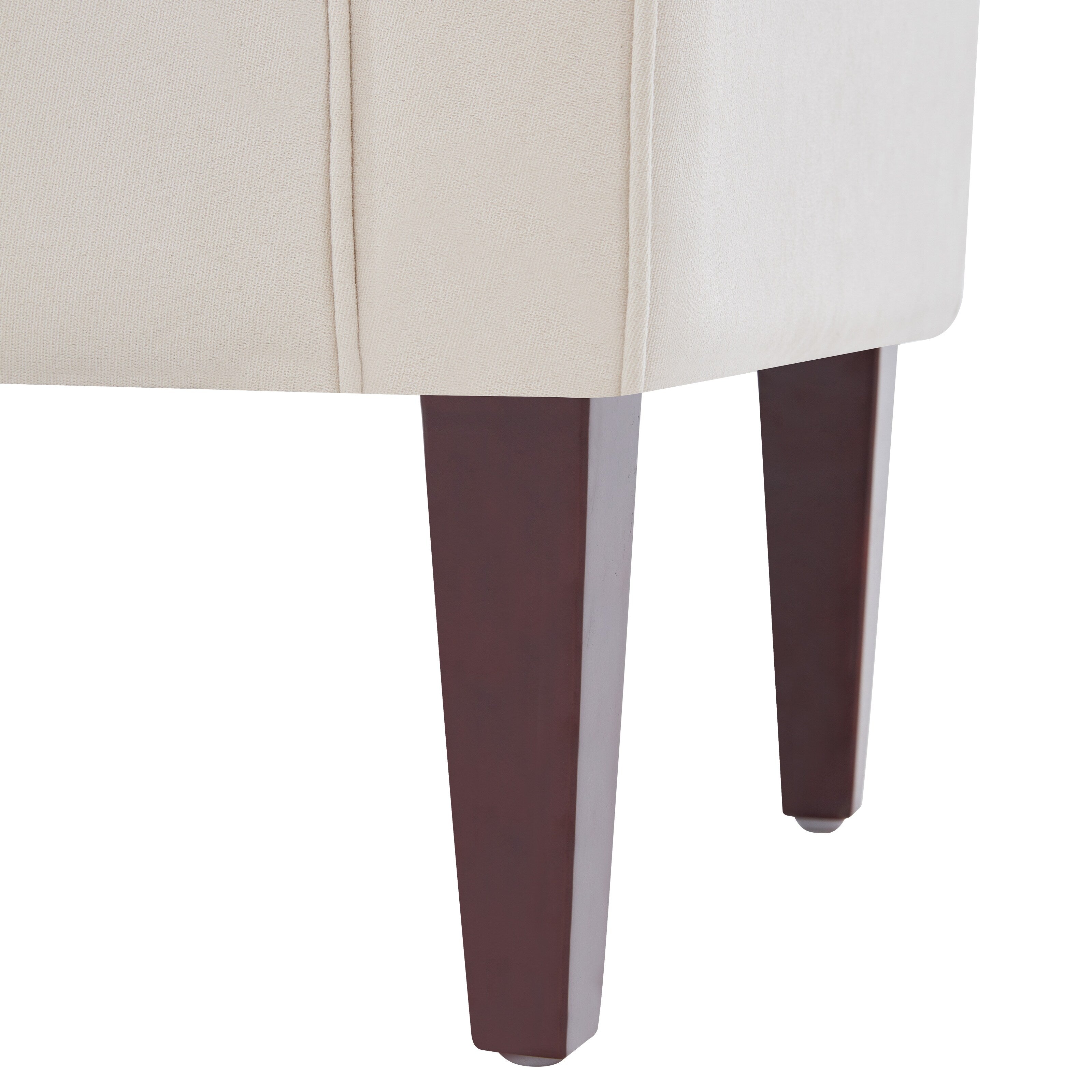 Banc de rangement rembourré, banc d'entrée avec dessus rabattable touffeté, 50,4 pouces