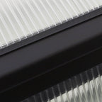 Serre de jardin en aluminium VEIKOUS avec ventilation de toit réglable et porte verrouillable, gris