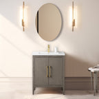 Meuble-lavabo simple Vanity Art 20, 24 ou 30 avec dessus en céramique