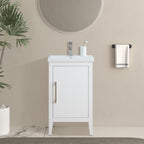 Meuble-lavabo simple Vanity Art 20, 24 ou 30 avec dessus en céramique