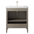 Meuble-lavabo simple Vanity Art 20, 24 ou 30 avec dessus en céramique