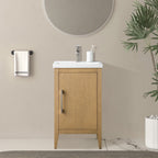 Meuble-lavabo simple Vanity Art 20, 24 ou 30 avec dessus en céramique