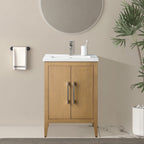 Meuble-lavabo simple Vanity Art 20, 24 ou 30 avec dessus en céramique