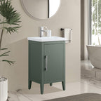 Meuble-lavabo simple Vanity Art 20, 24 ou 30 avec dessus en céramique