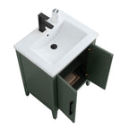 Meuble-lavabo simple Vanity Art 20, 24 ou 30 avec dessus en céramique
