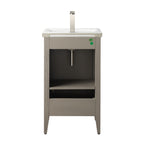 Meuble-lavabo simple Vanity Art 20, 24 ou 30 avec dessus en céramique