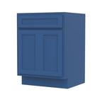 Meuble-lavabo simple en bois massif de 24 pouces de Vanity Art