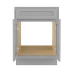 Meuble-lavabo simple en bois massif de 24 pouces de Vanity Art