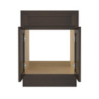 Meuble-lavabo simple en bois massif de 24 pouces de Vanity Art