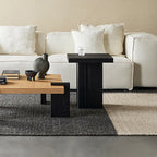 Modrest Solid Wood Square Coffee Table